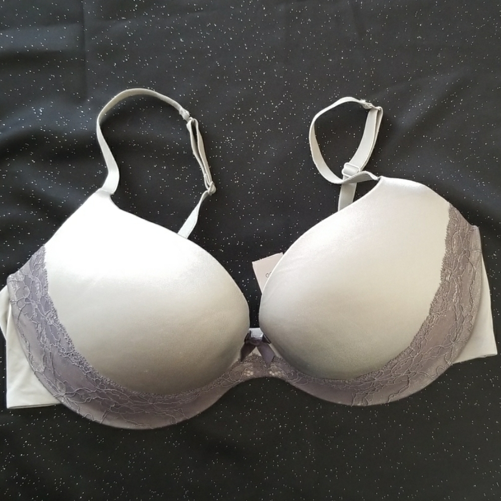 NEW La Senza Silver Bra Size 38DD